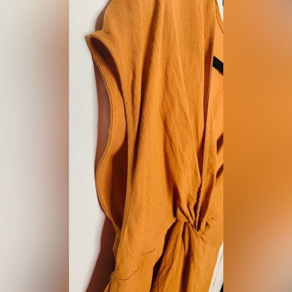 Fall Back In Rust Dress - Picture 2 of 4